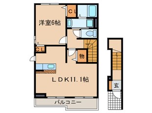 プリメール　ドゥ　Ａの物件間取画像